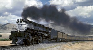 Union Pacific Challenger pulling Portland Rose Excursion in SE Idaho